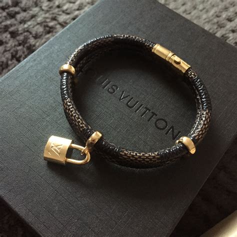 louis vuitton women's leather bracelet